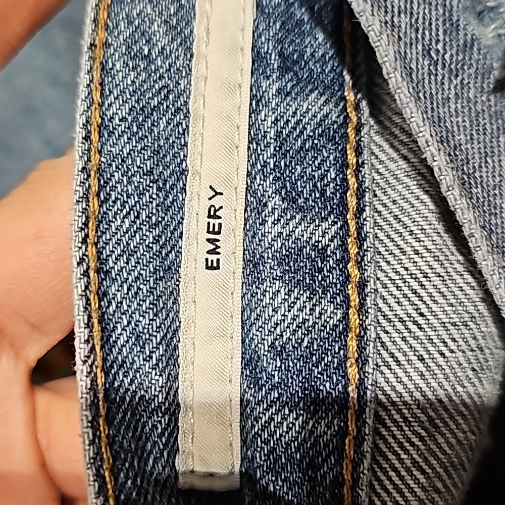 COH Citizens Of Humanity Emery Long Mid Rise Relaxed Straight Jeans Size 23 - Picture 15 of 16
